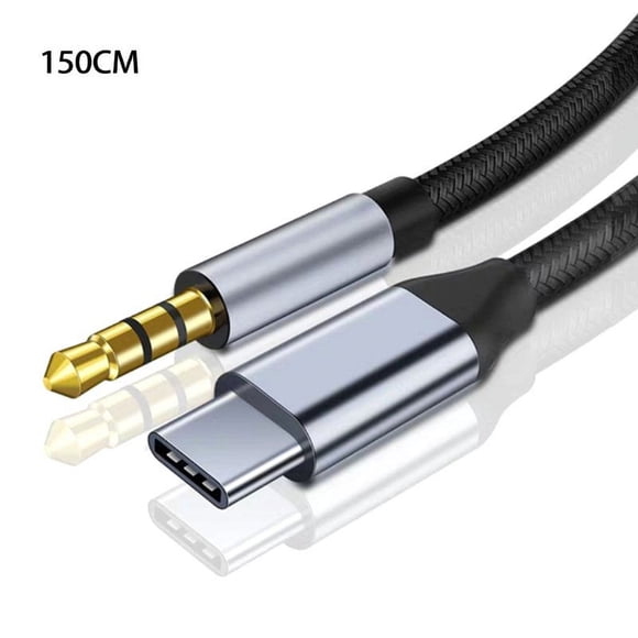 Durable Typec To 3.5mm Audio Cable Aux Car Audio Headphone Speaker Connector Connecting Wire1.6ft 3.28ft 4.92ft