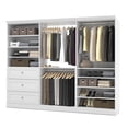 thumbnail image 1 of Bestar Versatile 108W Closet Organizer System in white, 1 of 2
