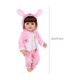 thumbnail image 3 of EGNMCR Robe de Poupée Fille Belle Robe Adaptée pour Poupée de 22 Pouces Robe de Poupée de Noël Sans Poupée Vêtements de Poupée, 3 of 8