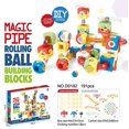 thumbnail image 1 of NAOJIE 191pc Marble Run Maze Track & Building Blocks Educational Building Toy Set & Diy Creation Training For Children,Marble Genius Marble Run,Marble Run,Marble Runs For Kids 4-8, 1 of 3