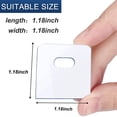 thumbnail image 2 of 16 Set/ 32 Pieces Clear Vertical Blind Repair Tabs, Vertical Blind Repair Vane Savers, Vertical Blinds Replacement Slats, 2 of 5