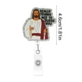 thumbnail image 2 of Retractable Badge Clip for Men Women with Automatic Retractable Cord Plastic 15G Red, 2 of 6