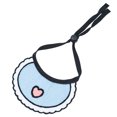 thumbnail image 2 of Heart Pet Bib Knit Reusable Adjustable Cat Bandana Puppy Neckerchief Dog Bib, 2 of 10