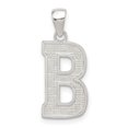 thumbnail image 1 of Pendentif Breloque Collier Monogramme Prénom Initiale Lettre B Délicat en Argent Sterling 925, 1 of 6