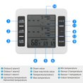 thumbnail image 2 of HLONK Wireless Digital Thermometer 2 Temperature Sensors  2 Pieces, 2 of 10