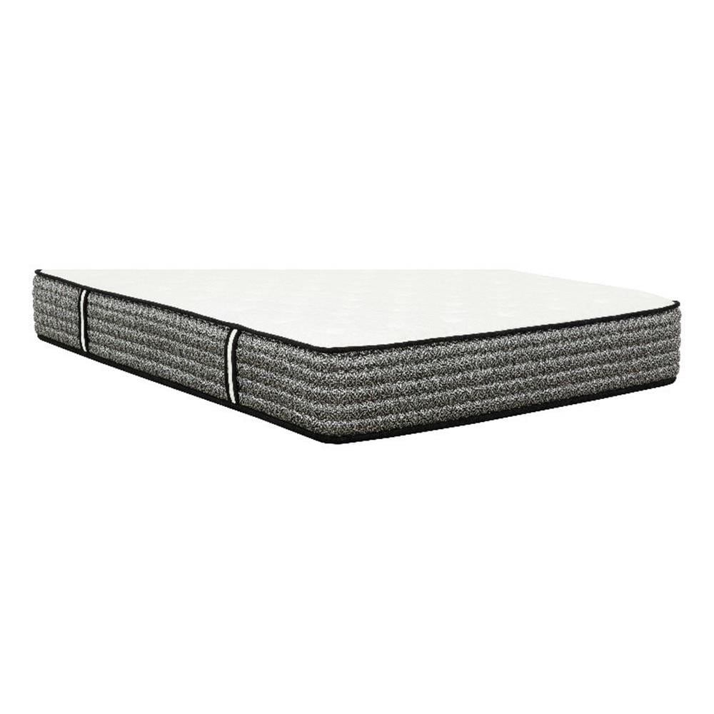 Pemberly Row 12" Pocket Coil Hybrid Mattress - Gray Fabric Material