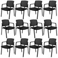 thumbnail image 1 of Gymax Ensemble de 12 Chaises de Bureau pour Conférence, Chaises Empilables en Maille pour Invités et Réception, 1 of 10