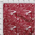 thumbnail image 3 of oneOone Rayon Red Fabric Asian Japanese Pattern Craft Projects Decor Fabric Printed By The Yard 56 Inch Wide, 3 of 4