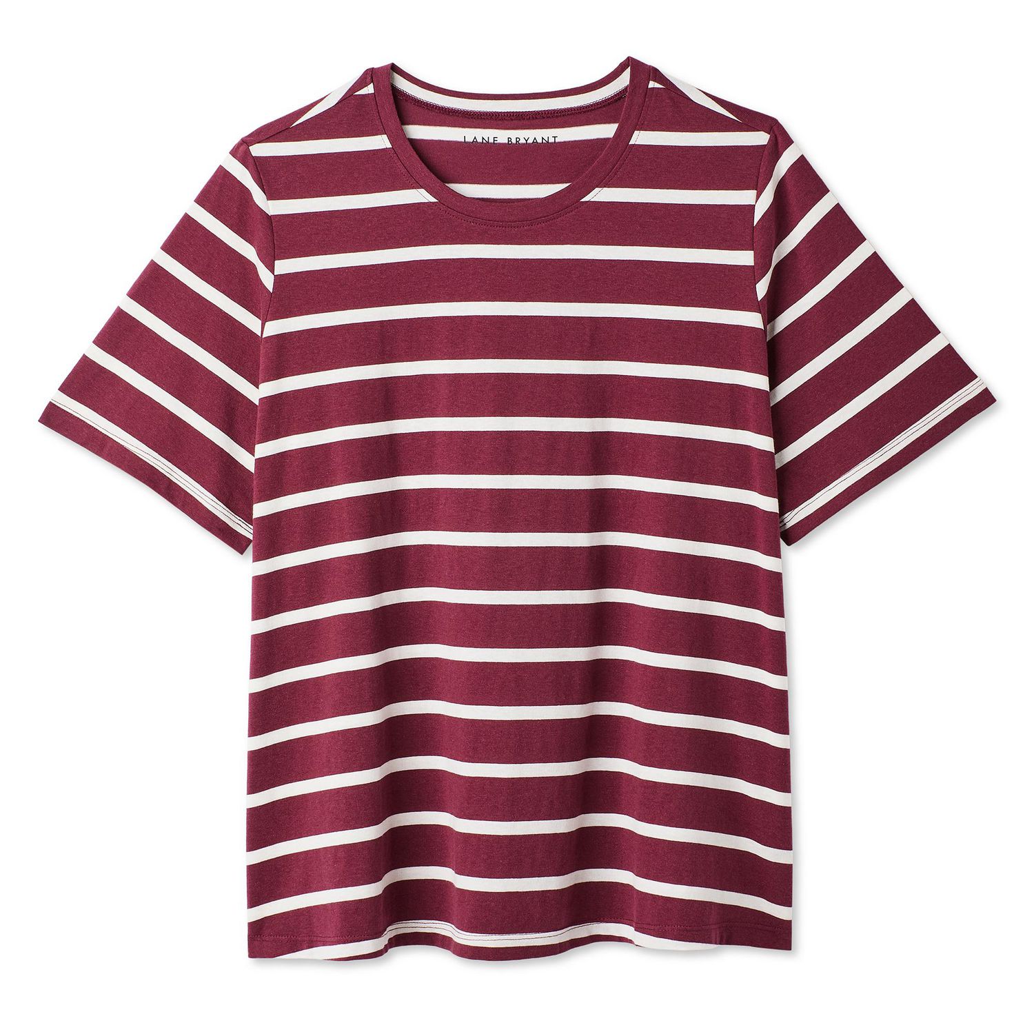T-shirt à encolure ras du cou Lane Bryant Plus pour femmes