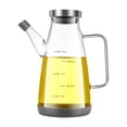 thumbnail image 4 of Product Category Edition Glass Oil Bottle Dispenser Large Glass Oil Dispenser With Lid And Stopper Leakproof Glass Oil And Vinegar Dispenser With Measurement For Kitchen, 4 of 7