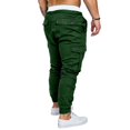 thumbnail image 4 of Men‘s Cargo Pants Casual Joggers Sports Drawstring Trousers Sweatpants, 4 of 5