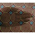 thumbnail image 4 of oneOone Viscose Chiffon Fabric Diamond & Circle Block Printed Craft Fabric BTY 42 Inch Wide, 4 of 4
