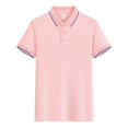 thumbnail image 4 of asjyhkr Mens Button Golf Shirts Short Sleeve Classic Stretch Pullover Moisture-Wicking Fashion Collared T-Shirts, 4 of 5