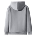 thumbnail image 4 of LOVZFMLL Winter Jackets for Women Fashionable Printed Fleece Hooded Sweatshirt Jacket, 4 of 4