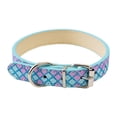 thumbnail image 1 of Cat Collar with Light and Reflective Design Leather for Style and Safety, 1 of 3