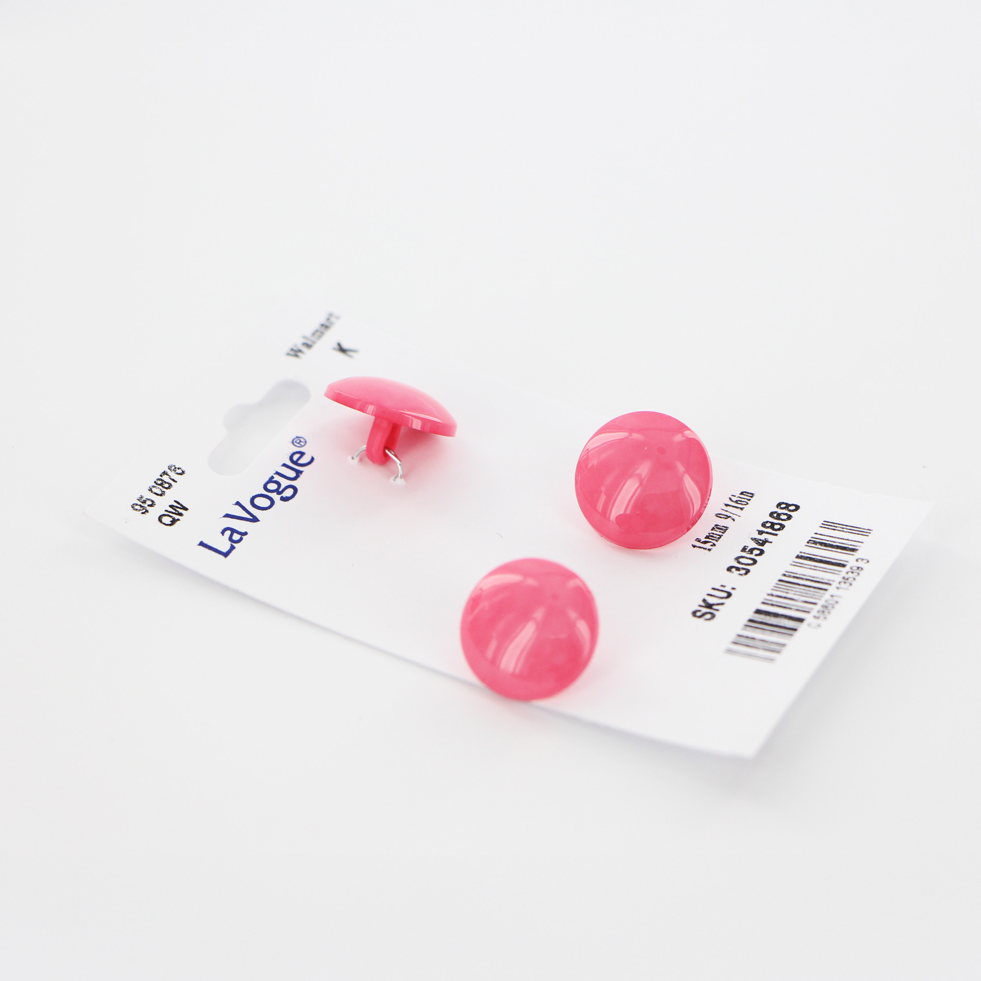 LA VOGUE rose Shank bouton, 15 mm (0.59 in)