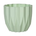 thumbnail image 2 of RuiJiao Clearance Round Planter Pot Vintage-Style White Flower Pots Indoor Textured Cylindrical Succulent Containers, 2 of 6