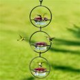 thumbnail image 2 of jesticaly 3 Pcs Dispositif d'Alimentation pour Colibris Plateforme Circulaire pour Se Reposer Noir, 2 of 6