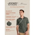 thumbnail image 3 of Jockey Chemise Tissée à Boutons-Pression à Manches Courtes pour Homme de Plein Air, 3 of 8