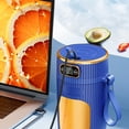 thumbnail image 2 of Iumwxz Gobelet Extracteur de Jus Portable Affichage Numérique Petit Multifonction Intelligent Protection Détection Magnétique Chargement USB Multiples Fonctionnalités Extraction de Fruits Nutrition Bleu, 2 of 9