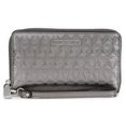 thumbnail image 1 of Michael Kors Quilted Metallic Multifunction Phone Wallet - Metalic Grey - 32H7SF6E3K-041, 1 of 3