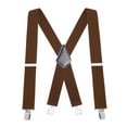 thumbnail image 1 of Buyless Fashion Bretelles pour Hommes - 48 Pouces Élastiques Ajustables Robustes 2 Pouces de Large - Dos en X, 1 of 7