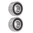 thumbnail image 3 of 2Pcs Double Row Ball Bearing Steel Ball Bearings Double Shielded Flange For Planetary Reducer, 3 of 8