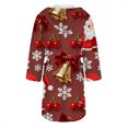 thumbnail image 5 of Women Robes Women's Long Warm Trendy Long Sleeve Winter Bathrobe Pajamas Night Robe, 5 of 5