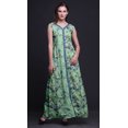 thumbnail image 2 of Bimba Robe Maxi Sans Manches à Imprimé Floral avec Fente avant pour Femmes Été Printemps, Très Petit, 2 of 5