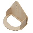 thumbnail image 2 of Hamster Wooden Running Wheel Exercise Wheels Toy for Rat Other Small Animals Wheel Stand, 2 of 9