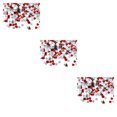 thumbnail image 1 of Langgg Paper Scraps Mini Heart Shape Wedding Accessory Plastic Material Confetti Tabletop Ornament for Valentine's Day red silver10mm 3Set, 1 of 6
