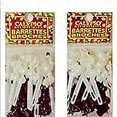 thumbnail image 2 of Calypso Barrettes pour Cheveux, Nœuds, Noir, Blanc, 2 of 2