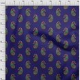 thumbnail image 3 of oneOone Cotton Flex Fabric Paisley Block Printed Craft Fabric BTY 40 Inch Wide, 3 of 4