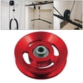 thumbnail image 3 of Aluminium Alloy Bearing Pulley Wheel Replace for Gym Equipment Part Cable Machine - Red, 88mm, 3 of 8