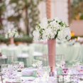 thumbnail image 2 of CHOK Artificial Flower Kissing Balls for Wedding Table Centerpieces 10Pcs 14.2 Large White Fake Roses Hydrangea Flower Arrangement, 2 of 7