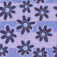 thumbnail image 1 of Ahgly Company Tapis d'Intérieur Lavable en Machine Carré Transitionnel Violet Pervenche Profond, 8 Pieds Carré, 1 of 7