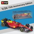 thumbnail image 2 of Burago 1:24 2023 F1-75 75th Anniversary #16 And #55 Model Cars Formula Car Static, 2 of 5
