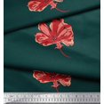 thumbnail image 3 of Soimoi Cotton Poplin Fabric Artistic Flower Print Sewing Fabric Yard 56 Inch Wide, 3 of 3