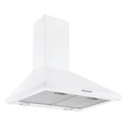 thumbnail image 1 of Ancona 24 in. Convertible Wall Pyramid Range Hood in White, 1 of 6