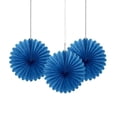 thumbnail image 1 of Unique Industries' Royal Blue 6" Tissue Paper Fans, 3ct, 1 of 2