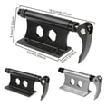 thumbnail image 3 of Mountain Bicycle Front Fork Rack Aluminum Alloy Holder Car-mounted Truck Installation Mount Holder Cycle Modified Lock Bracket Accessory Truck Silver, 3 of 8