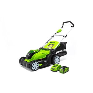 Greenworks G-MAX 40V 17 tondeuse brossée de pouce avec 4Ah Batterie et chargeur 2508302