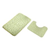 Czzoypi Super Soft Absorbent Bath Mat, Thick Foam Non-Slip Bathroom Rug Set, Machine Washable Toilet Mat for Shower Tub Floor Universal Size