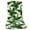 A, variant on Indoor Outdoor High Back Chair Cushion Foam Filled Integrated Seat Backrest with 4 Leaf Patterns for Patio and Living Spaces