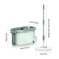 thumbnail image 1 of 1 Set, Household Spin Mop And Bucket Set With 2/4 Mop Cloth, Household Rotating, 1 of 5