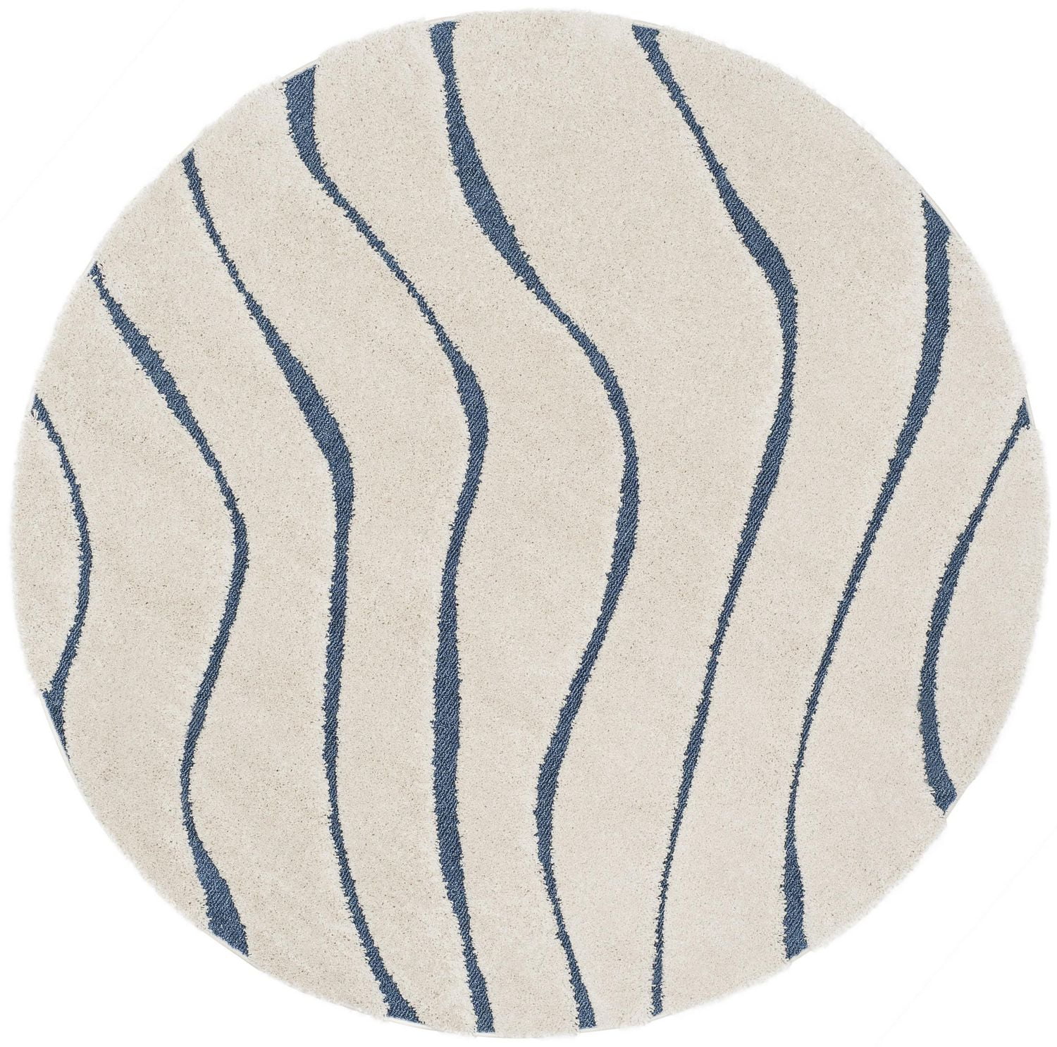 Safavieh Florida Tabitha Tapis Abstract, gris clair / bleu, 5'3" X 7'6"