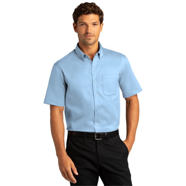 Port Authority Men's Short Sleeve SuperPro React Twill Shirt - W809