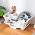 thumbnail image 3 of Égouttoir à Vaisselle Support de Rangement de Cuisine, Fournissant un Grand Support Outils pour Comptoir de Cuisine Armoire Vert, 3 of 9