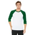 thumbnail image 1 of Bella + Canvas Unisex 3/4-Sleeve Baseball T-Shirt, 1 of 1