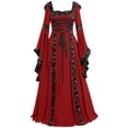 thumbnail image 1 of UPPADA Liquidation Robes de Cocktail Grande Taille Robe Formelle pour Femmes Robe de Fête Robe Vintage Élégante Robes Grande Taille Manches Évasées Robes d'Invitée de Mariage pour Femmes Cocktail, 1 of 6
